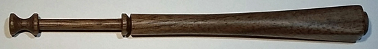 Lace Bobbin, Black Walnut
